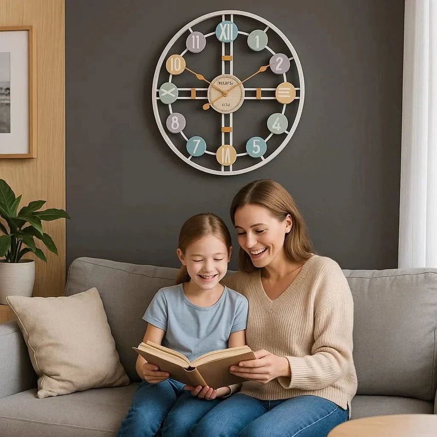 Quiet Wall Clock for Peaceful Living-Home Decor > Clocks-casanuva-casanuva