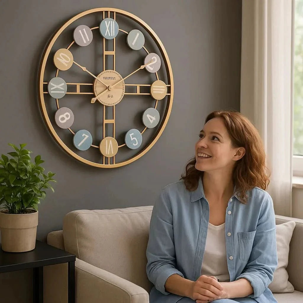 Quiet Wall Clock for Peaceful Living-Home Decor > Clocks-casanuva-casanuva