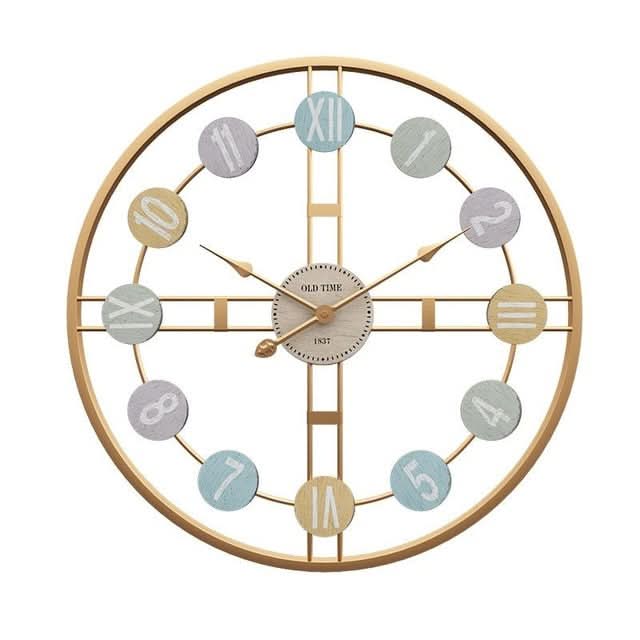 Quiet Wall Clock for Peaceful Living-Home Decor > Clocks-casanuva-Gold-40cm-casanuva