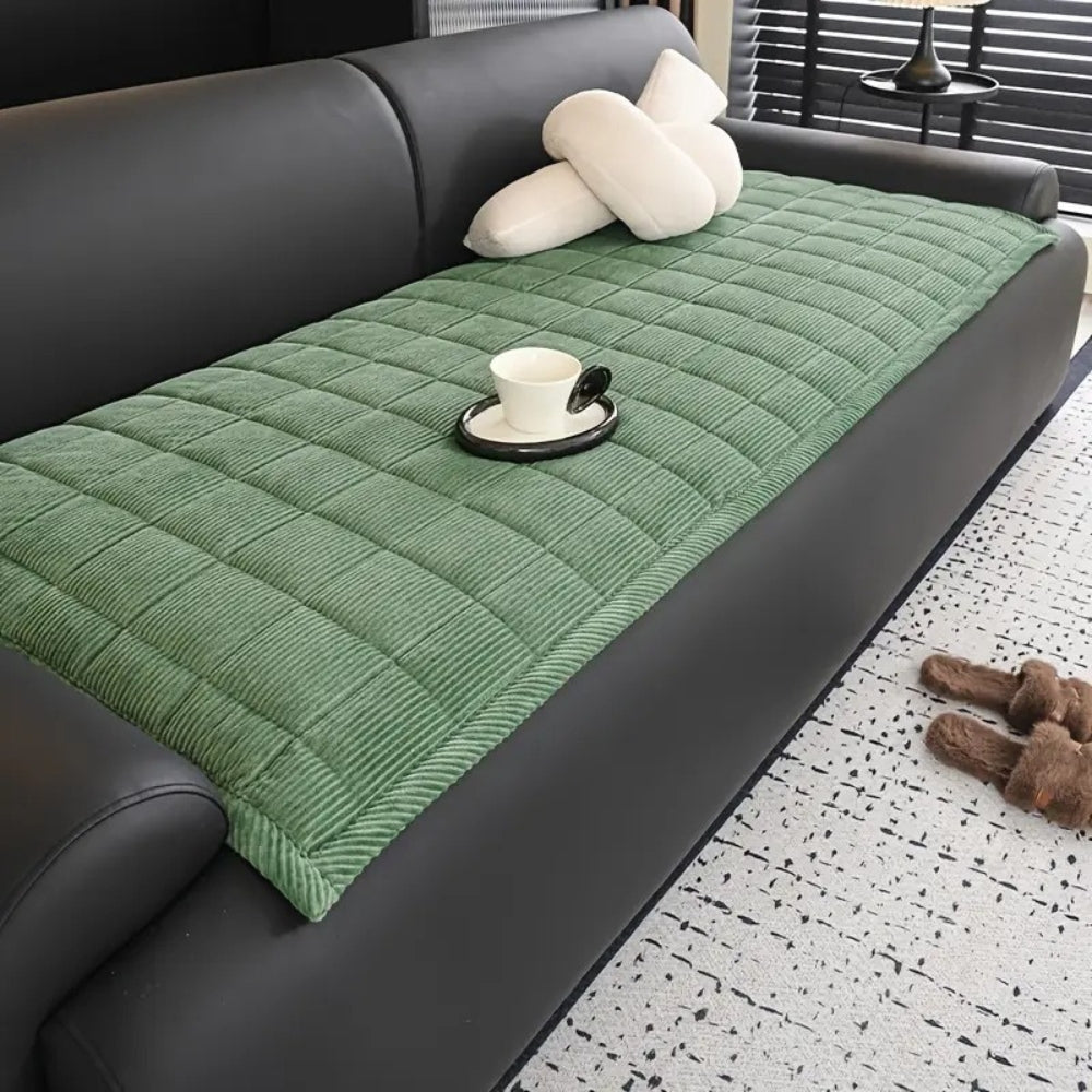 Quilted Couch Cover Mat-Covers & Textiles > Sofa Covers-casanuva-Forest Haze-28"x28"-casanuva
