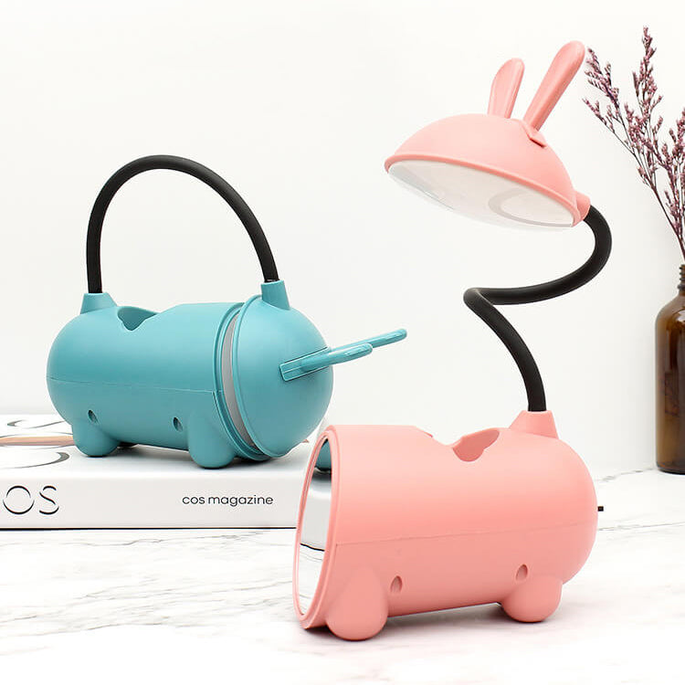 Rabbit LED Touch USB Desk Lamp and Pen Holder-Lighting > Table Lamps-casanuva-casanuva