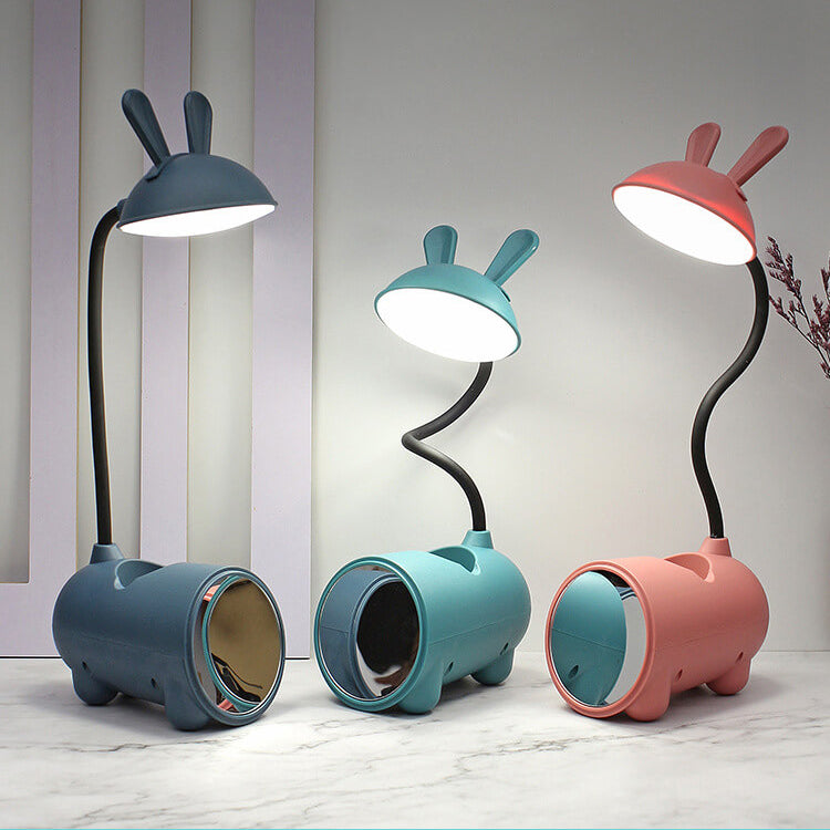 Rabbit LED Touch USB Desk Lamp and Pen Holder-Lighting > Table Lamps-casanuva-Green-casanuva