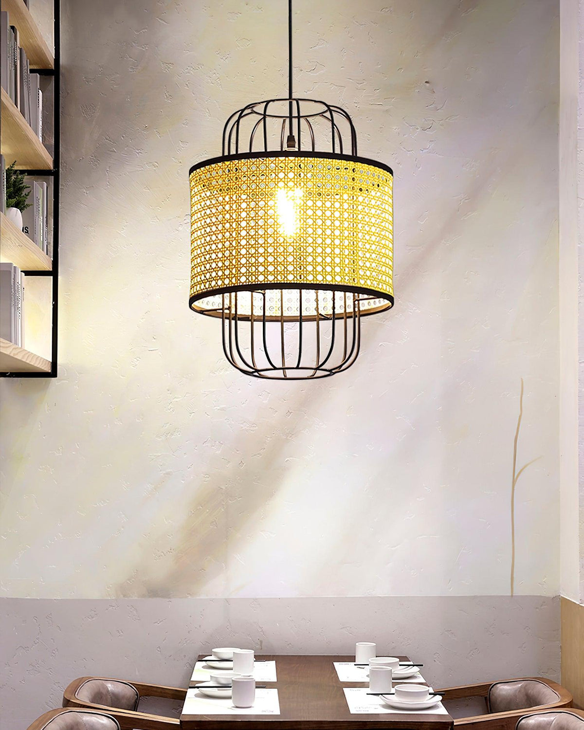 Rattan Pendant Lamp Natural Design-Lighting > Pendant Lights-casanuva-casanuva