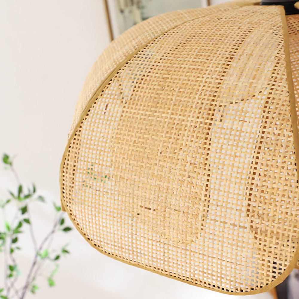 Rattan Rustic Pendant Light Lamp Shade-Lighting > Pendant Lights-casanuva-casanuva