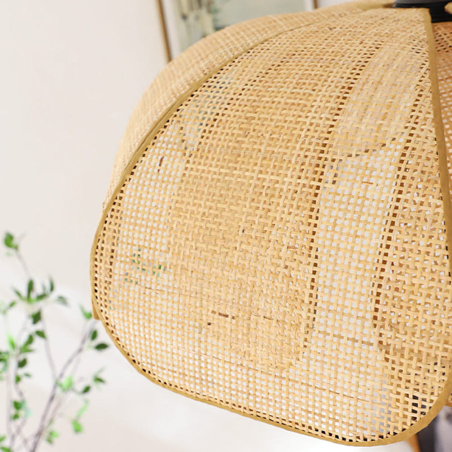 Rattan Rustic Pendant Light Lamp Shade-Lighting > Pendant Lights-casanuva-casanuva