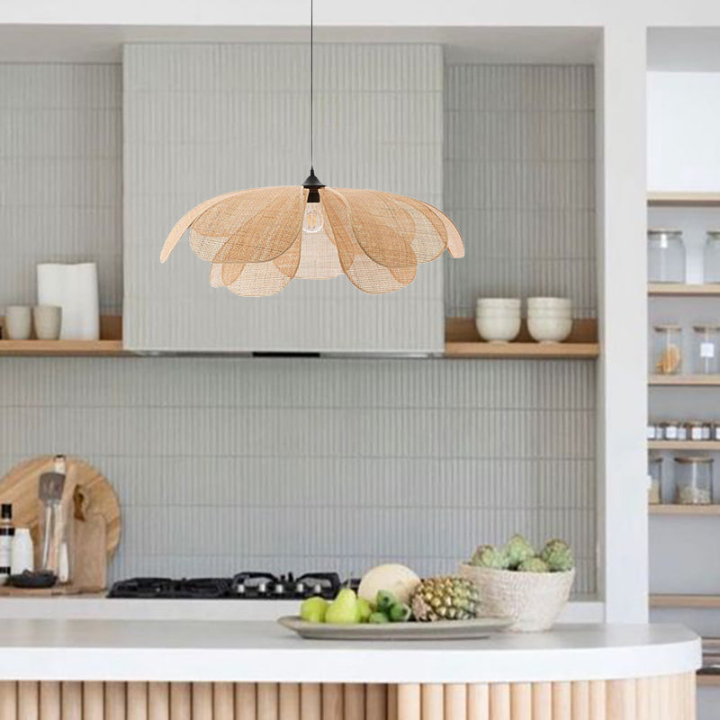 Rattan Rustic Pendant Light Lamp Shade-Lighting > Pendant Lights-casanuva-casanuva