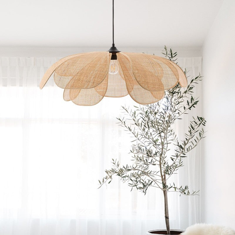 Rattan Rustic Pendant Light Lamp Shade-Lighting > Pendant Lights-casanuva-Dia100 cm-Pendant Light-casanuva