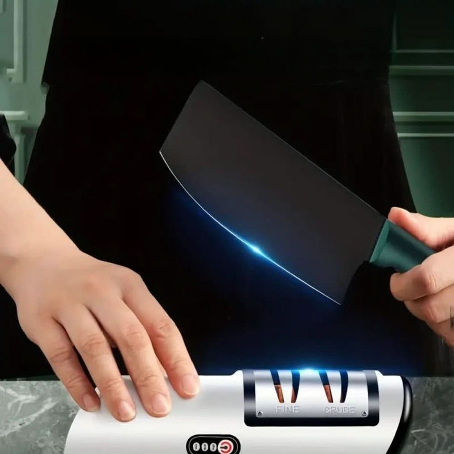 Rechargeable 2-Stage Knife Sharpener for Ceramic and Steel Blades-Kitchen & Dining > Cooking Utensils-casanuva-casanuva