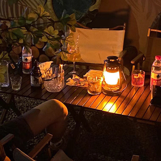 Rechargeable LED Table Lamp Cylinder Acrylic Iron Base Bent Tube Design-Lighting > Table Lamps-casanuva-casanuva