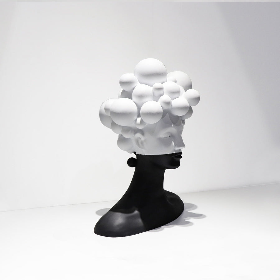 Resin Mysterious Woman Statue Nazla-Home Decor > Sculptures & Figurines-casanuva-casanuva