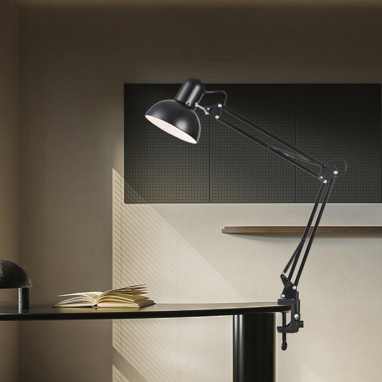 Retractable Long Arm Clip Table Lamp ABS 1-Light for Bedroom-Lighting > Table Lamps-casanuva-casanuva