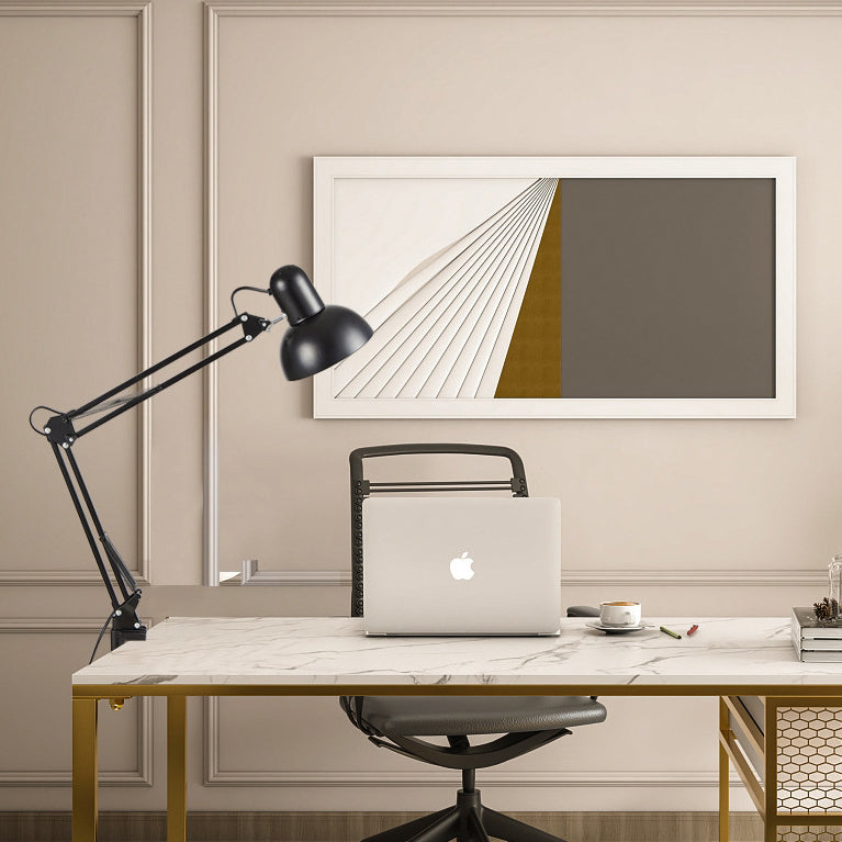 Retractable Long Arm Clip Table Lamp ABS 1-Light for Bedroom-Lighting > Table Lamps-casanuva-casanuva