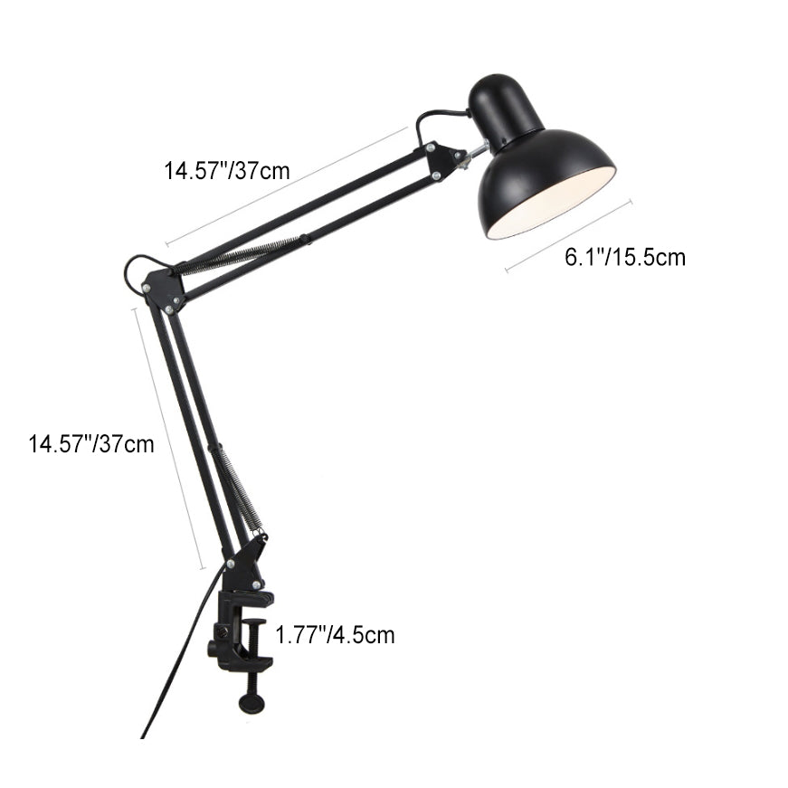 Retractable Long Arm Clip Table Lamp ABS 1-Light for Bedroom-Lighting > Table Lamps-casanuva-casanuva