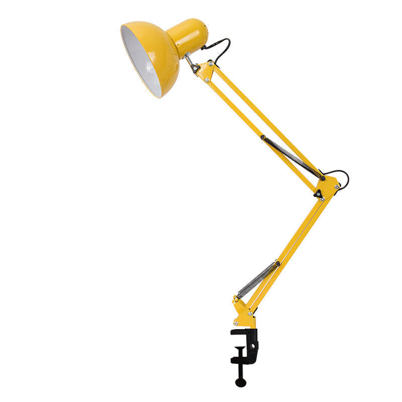 Retractable Long Arm Clip Table Lamp ABS 1-Light for Bedroom-Lighting > Table Lamps-casanuva-Yellow-100V-120V-casanuva