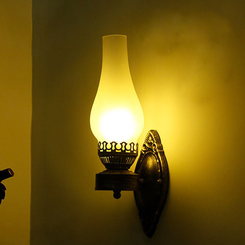 Retro Kerosene Wall Sconce Lamp 1-Light Design-Lighting > Wall Lights-casanuva-casanuva