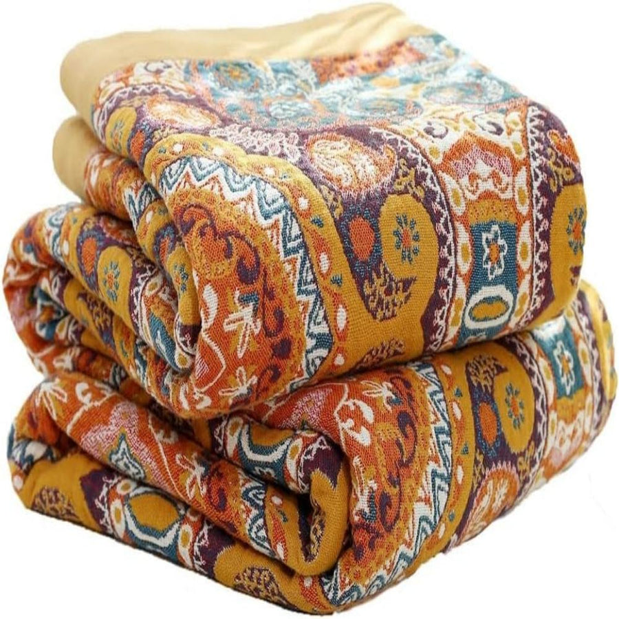 Reversible Boho Blanket-Bedding & Bath > Blankets-casanuva-59"x79"-casanuva