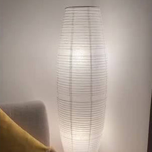 Rice Paper Column Floor Lamp 2-Light Nordic Minimalist Design-Lighting > Floor Lamps-casanuva-casanuva