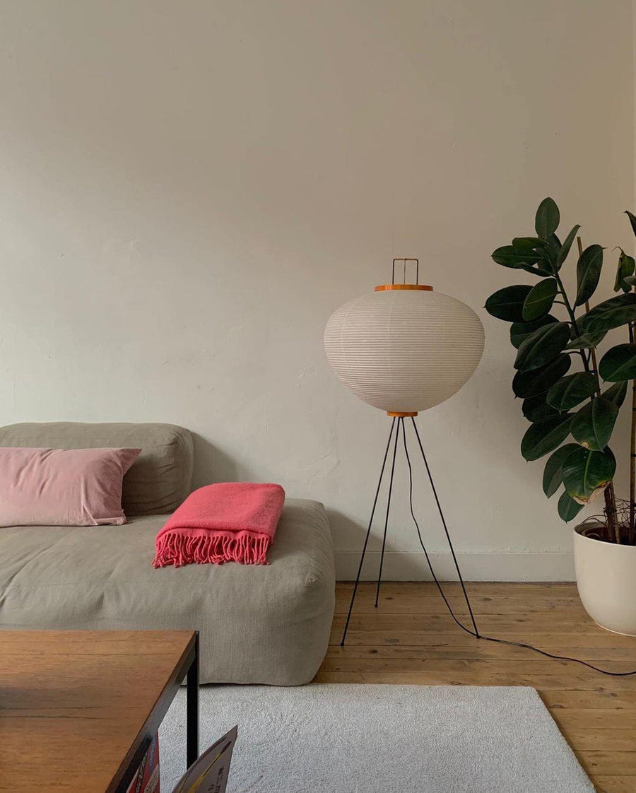 Rice Paper Floor Lamp with Soft Glow Lighting-Lighting > Floor Lamps-casanuva-casanuva