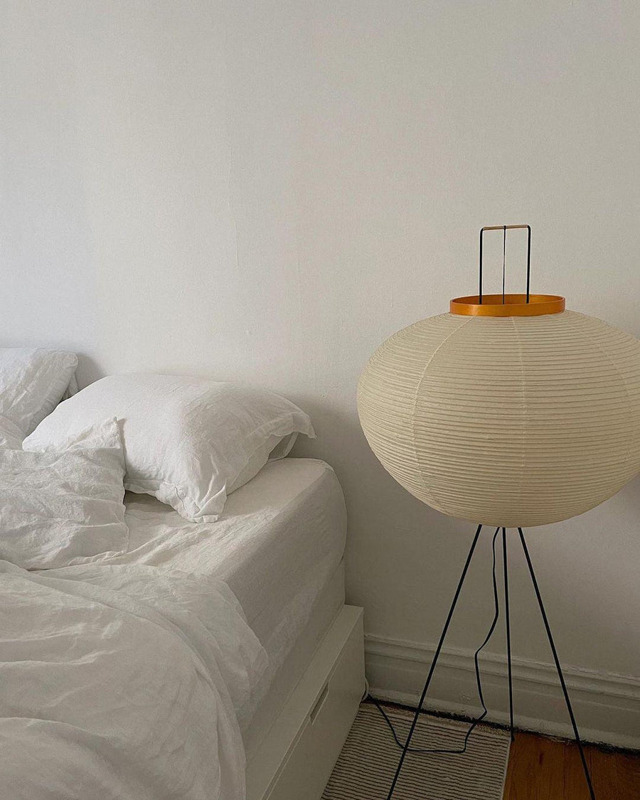 Rice Paper Floor Lamp with Soft Glow Lighting-Lighting > Floor Lamps-casanuva-casanuva