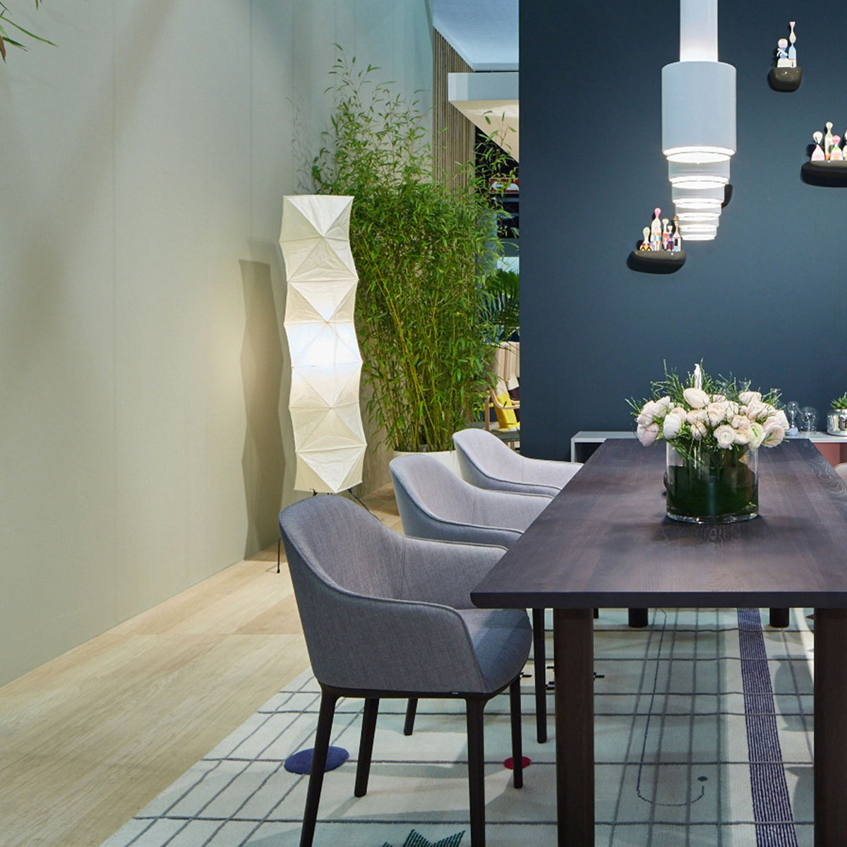 Rice Paper Floor Lamp with Soft Glow Lighting-Lighting > Floor Lamps-casanuva-casanuva