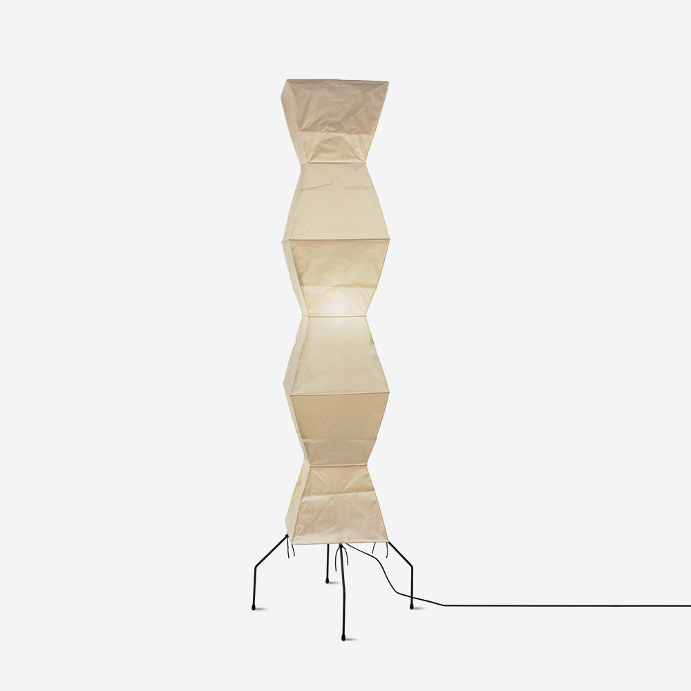 Rice Paper Floor Lamp with Soft Glow Lighting-Lighting > Floor Lamps-casanuva-casanuva