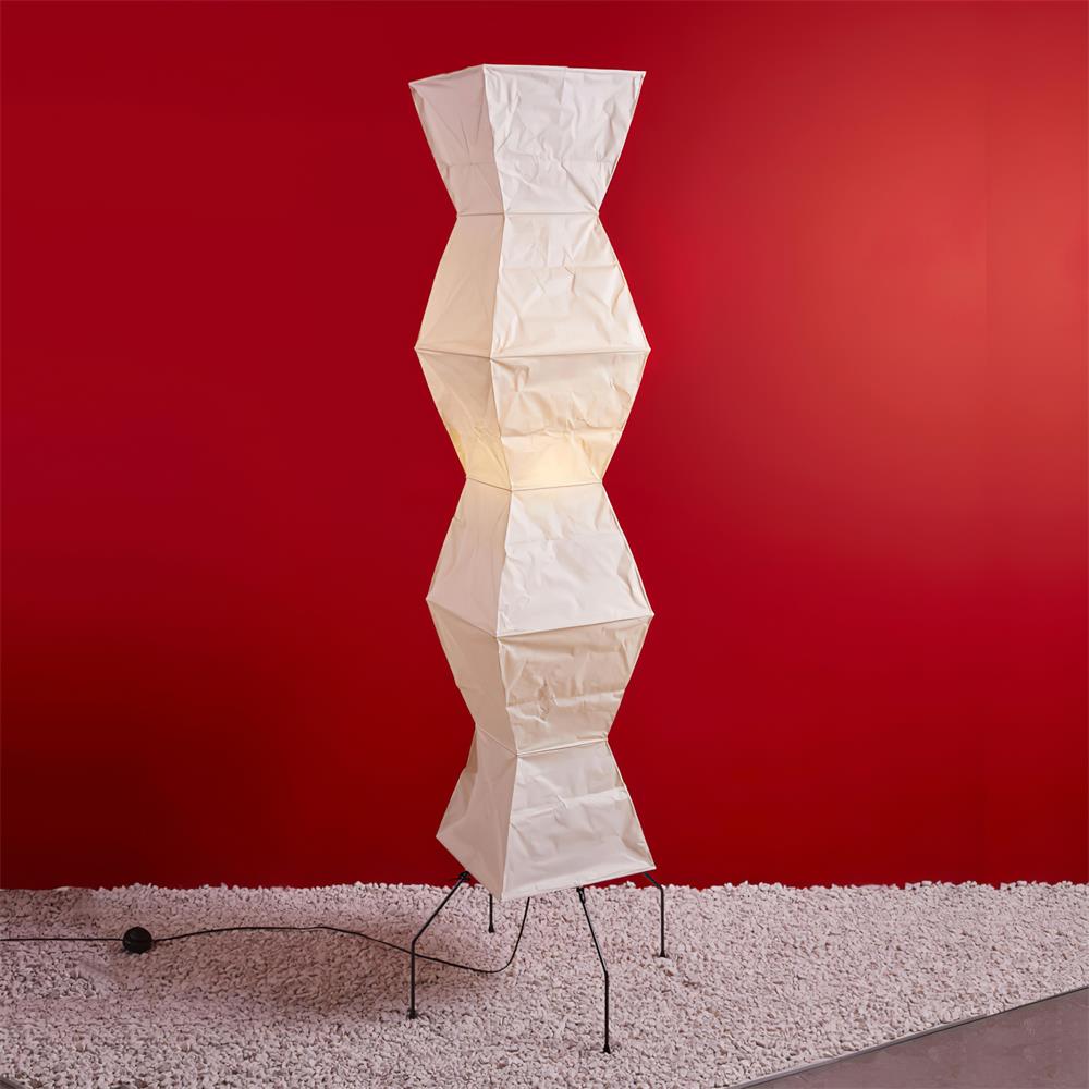Rice Paper Floor Lamp with Soft Glow Lighting-Lighting > Floor Lamps-casanuva-casanuva