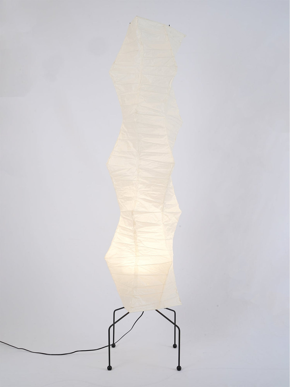 Rice Paper Floor Lamp with Soft Glow Lighting-Lighting > Floor Lamps-casanuva-casanuva