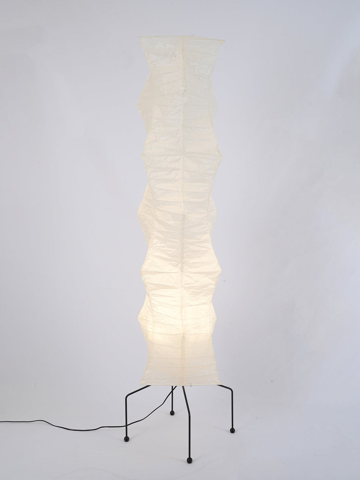 Rice Paper Floor Lamp with Soft Glow Lighting-Lighting > Floor Lamps-casanuva-casanuva