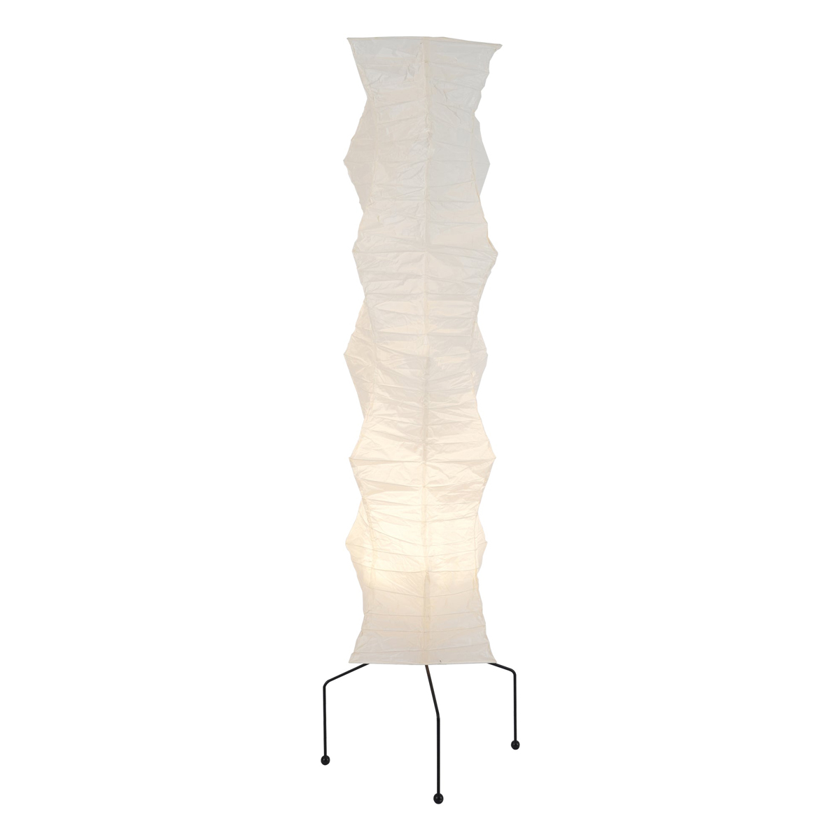 Rice Paper Floor Lamp with Soft Glow Lighting-Lighting > Floor Lamps-casanuva-47cmx190cm-White-US Plug-casanuva