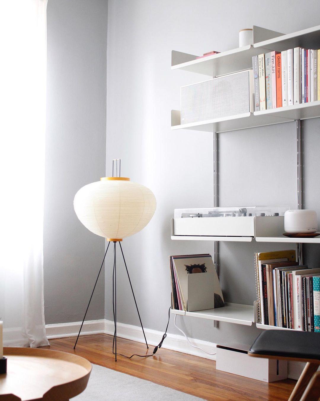 Rice Paper Floor Lamp with Soft Glow Lighting-Lighting > Floor Lamps-casanuva-casanuva