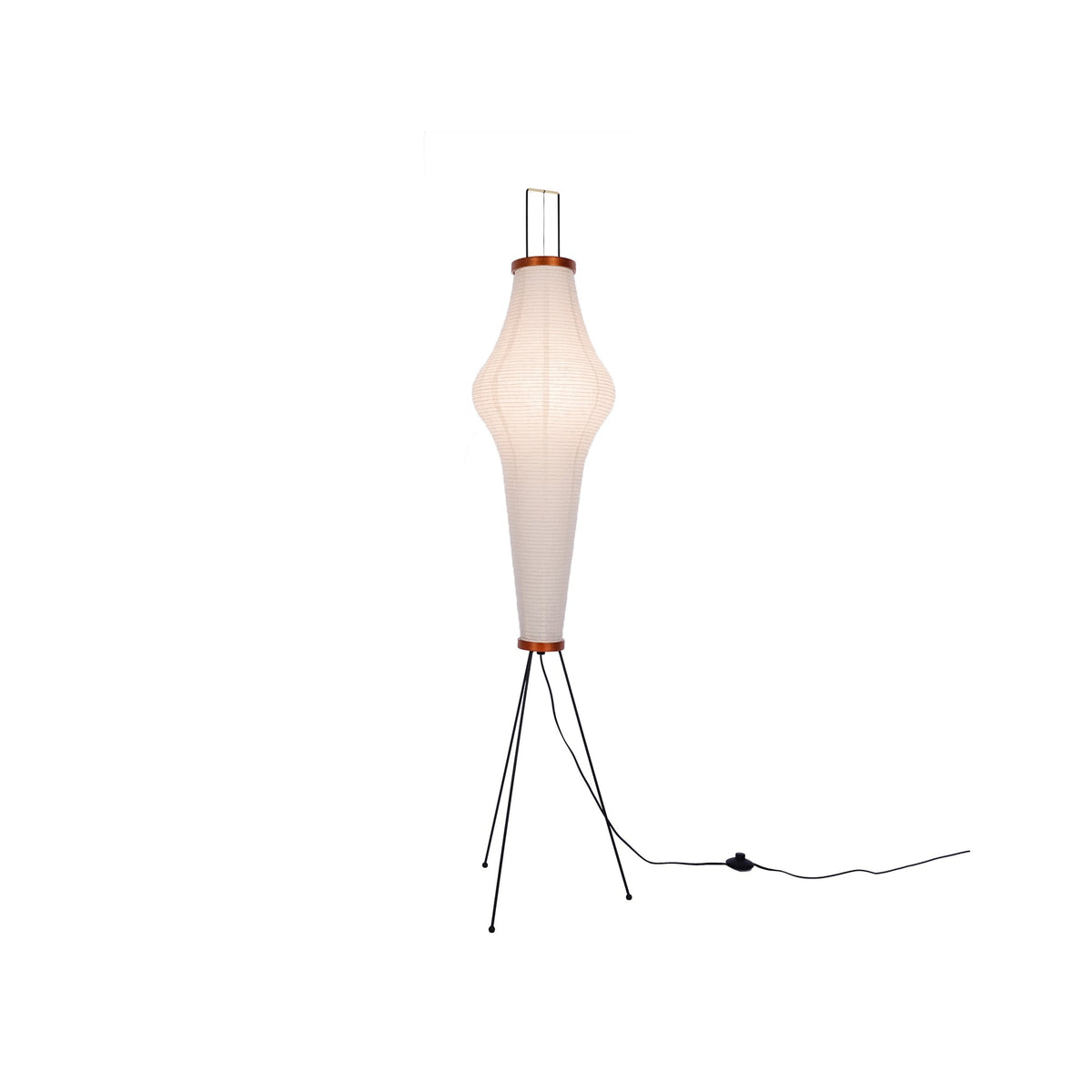 Rice Paper Floor Lamp with Soft Glow Lighting-Lighting > Floor Lamps-casanuva-casanuva