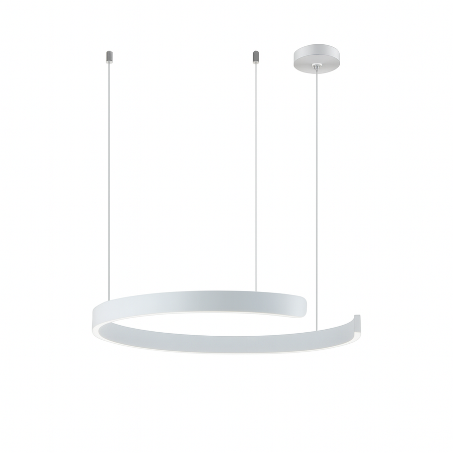Ring Pendant Light with Adjustable Height-Lighting > Pendant Lights-casanuva-casanuva