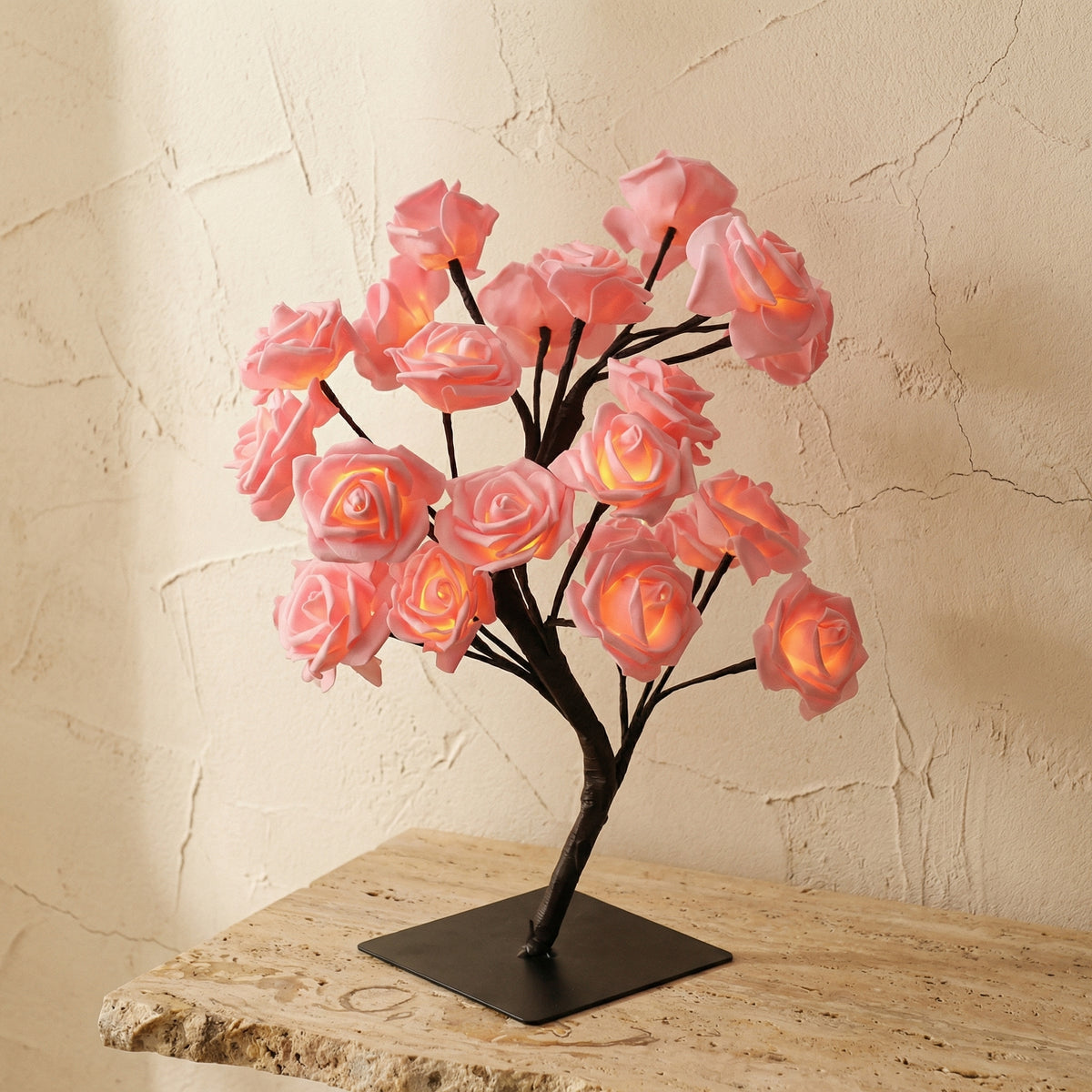 Rose Tree Floral Arrangement-Home Decor > Decorative Accessories-casanuva-casanuva