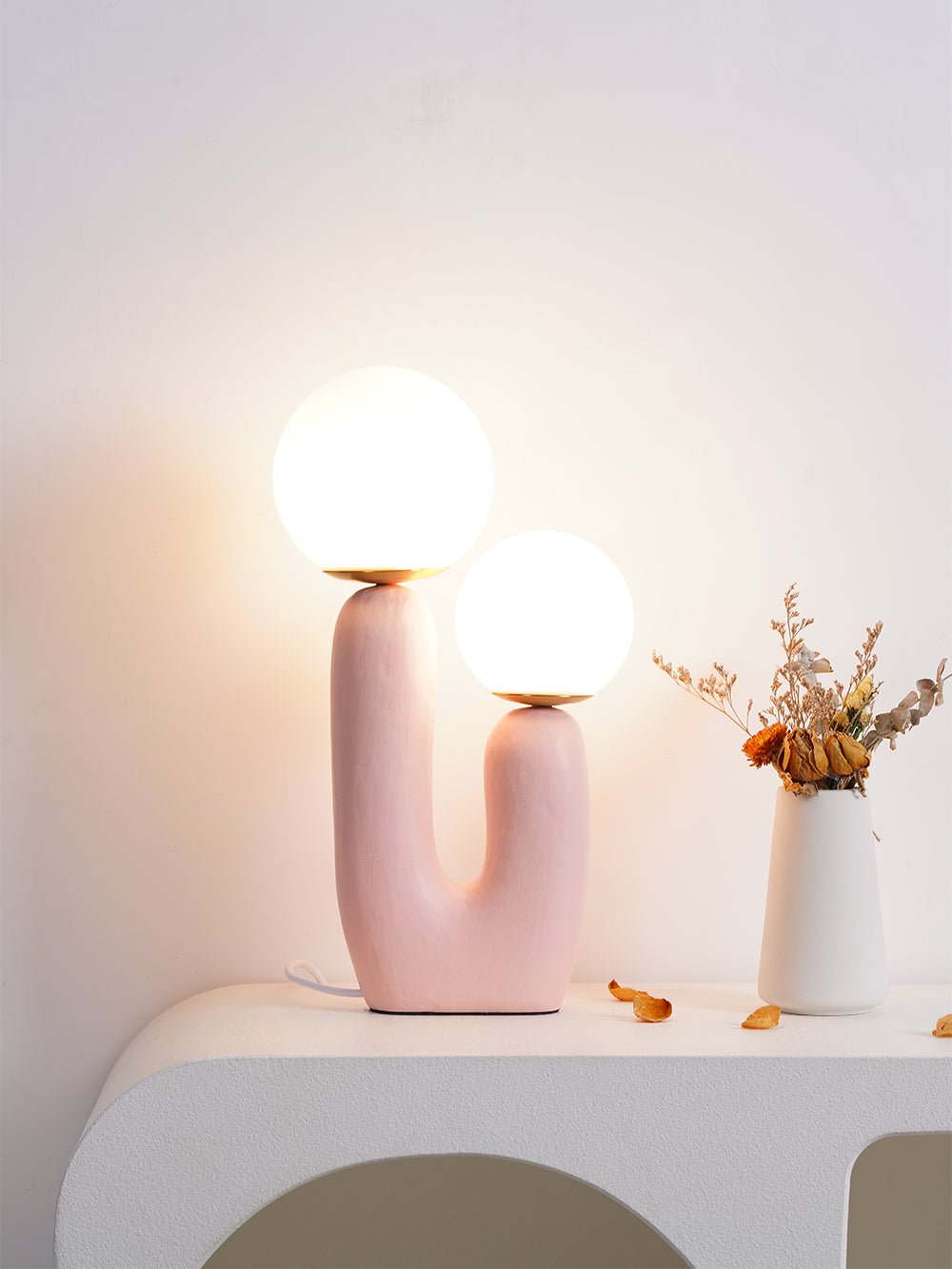 Rough Textured Table Lamp-Lighting > Table Lamps-casanuva-casanuva