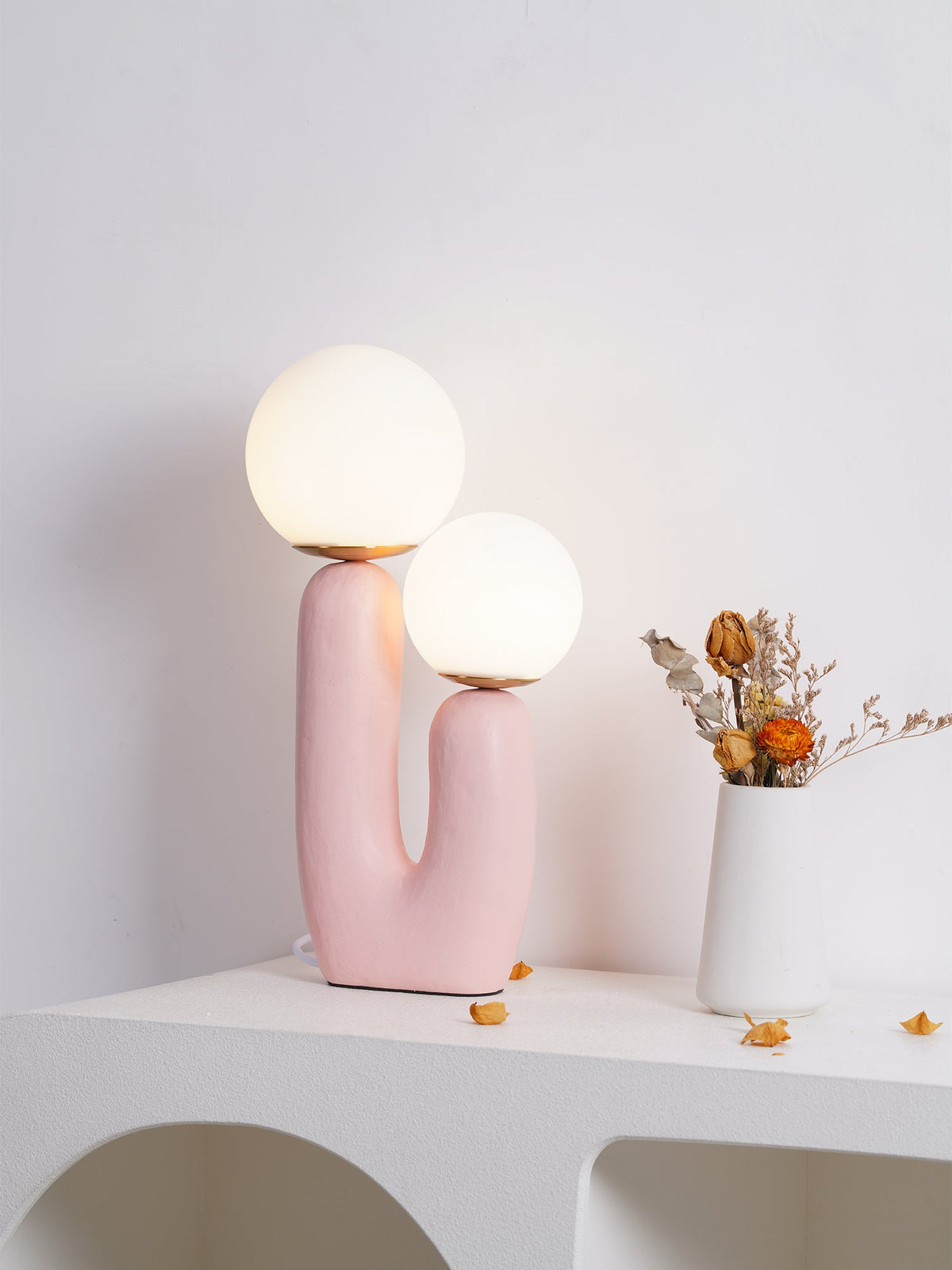 Rough Textured Table Lamp-Lighting > Table Lamps-casanuva-casanuva