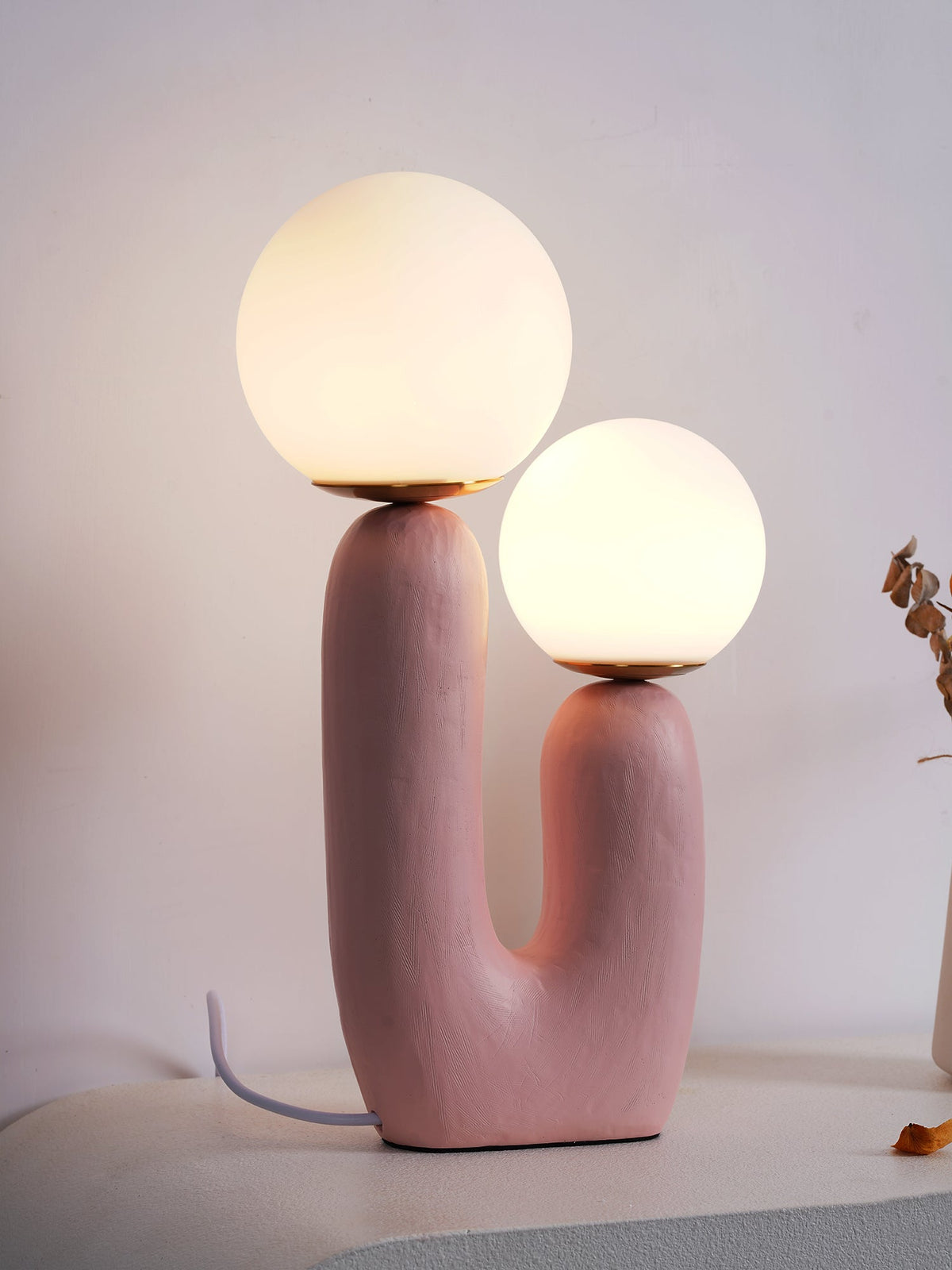 Rough Textured Table Lamp-Lighting > Table Lamps-casanuva-casanuva
