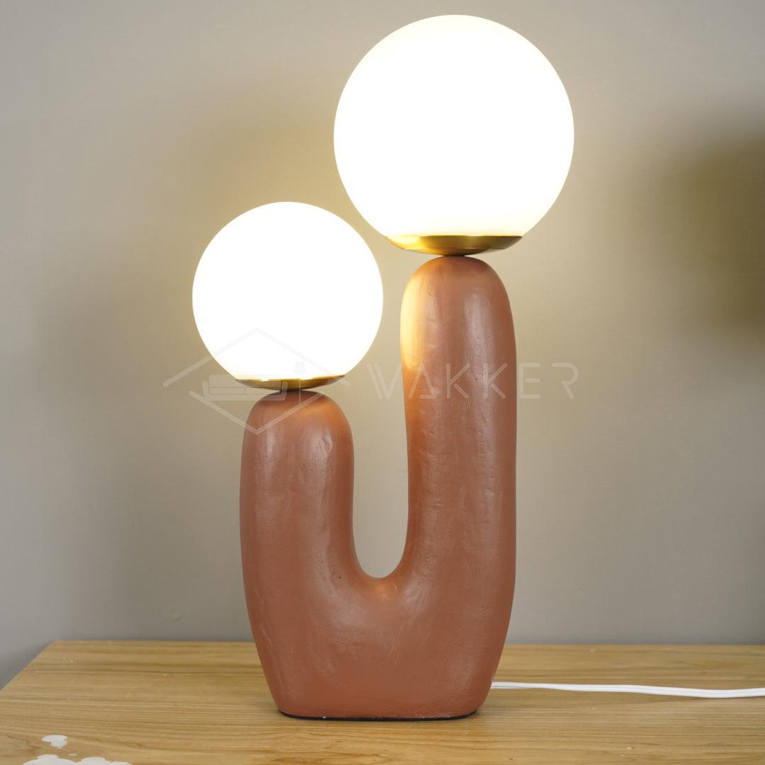 Rough Textured Table Lamp-Lighting > Table Lamps-casanuva-casanuva