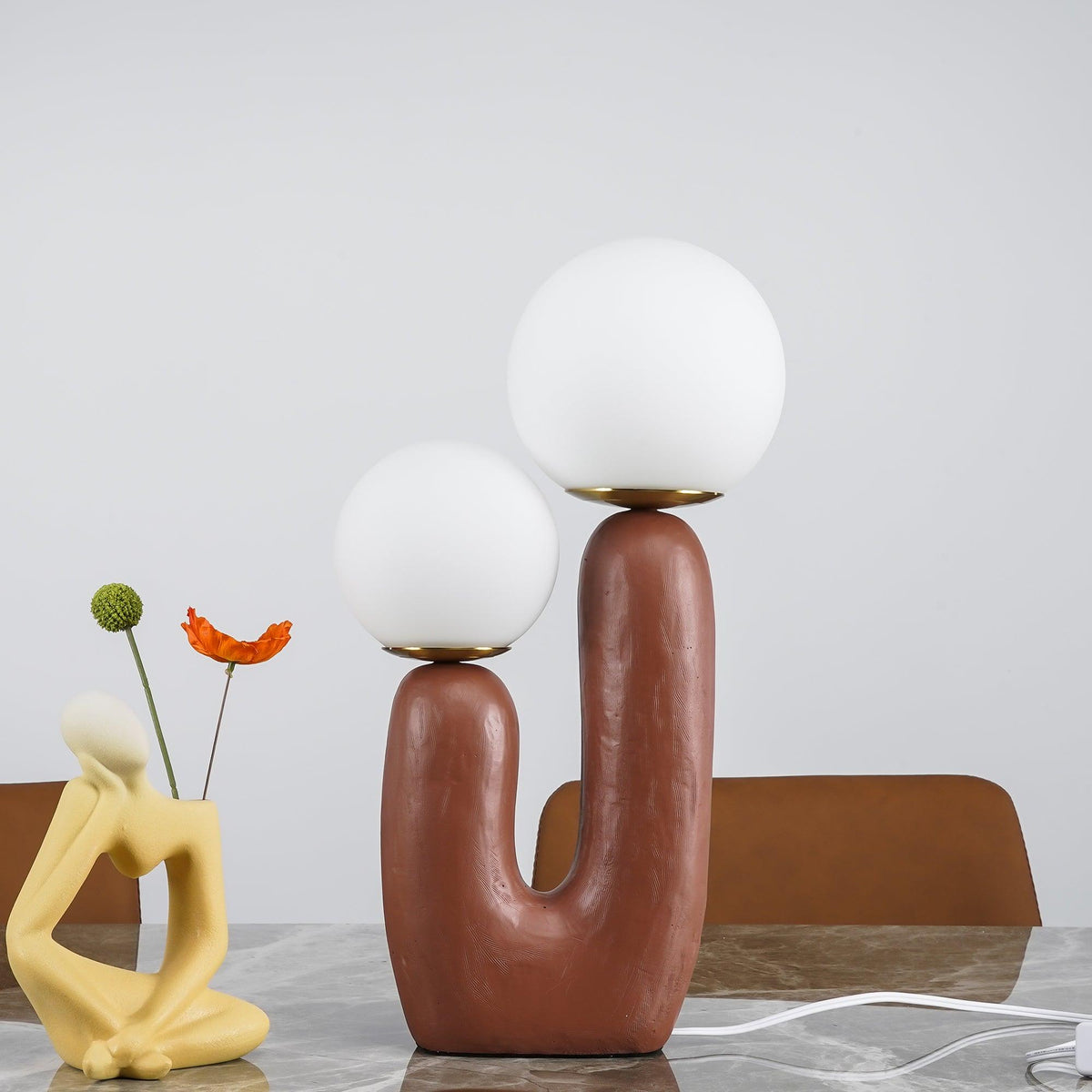 Rough Textured Table Lamp-Lighting > Table Lamps-casanuva-casanuva