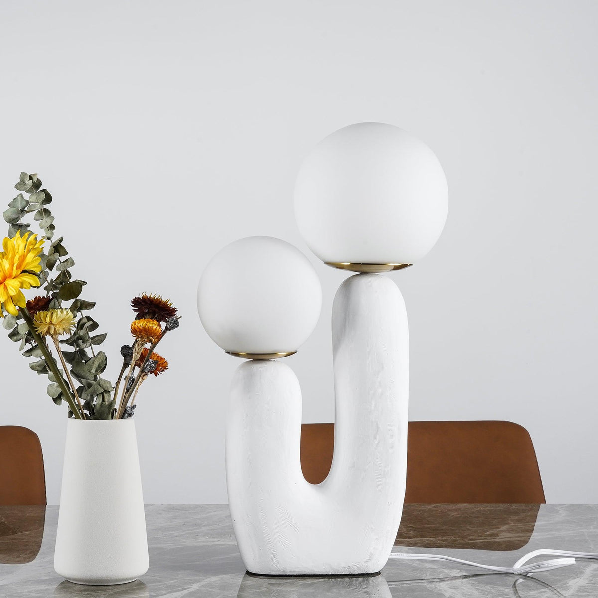 Rough Textured Table Lamp-Lighting > Table Lamps-casanuva-casanuva