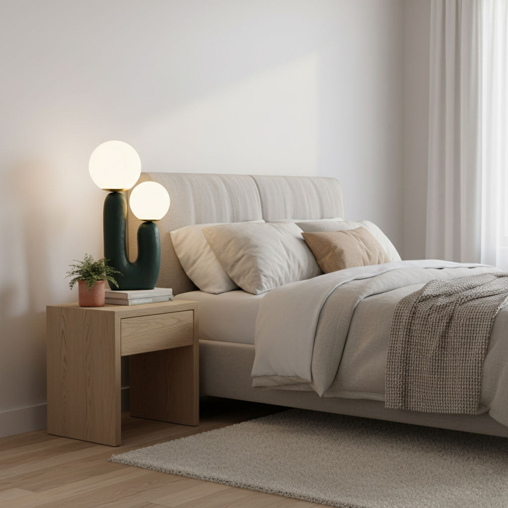 Rough Textured Table Lamp-Lighting > Table Lamps-casanuva-casanuva