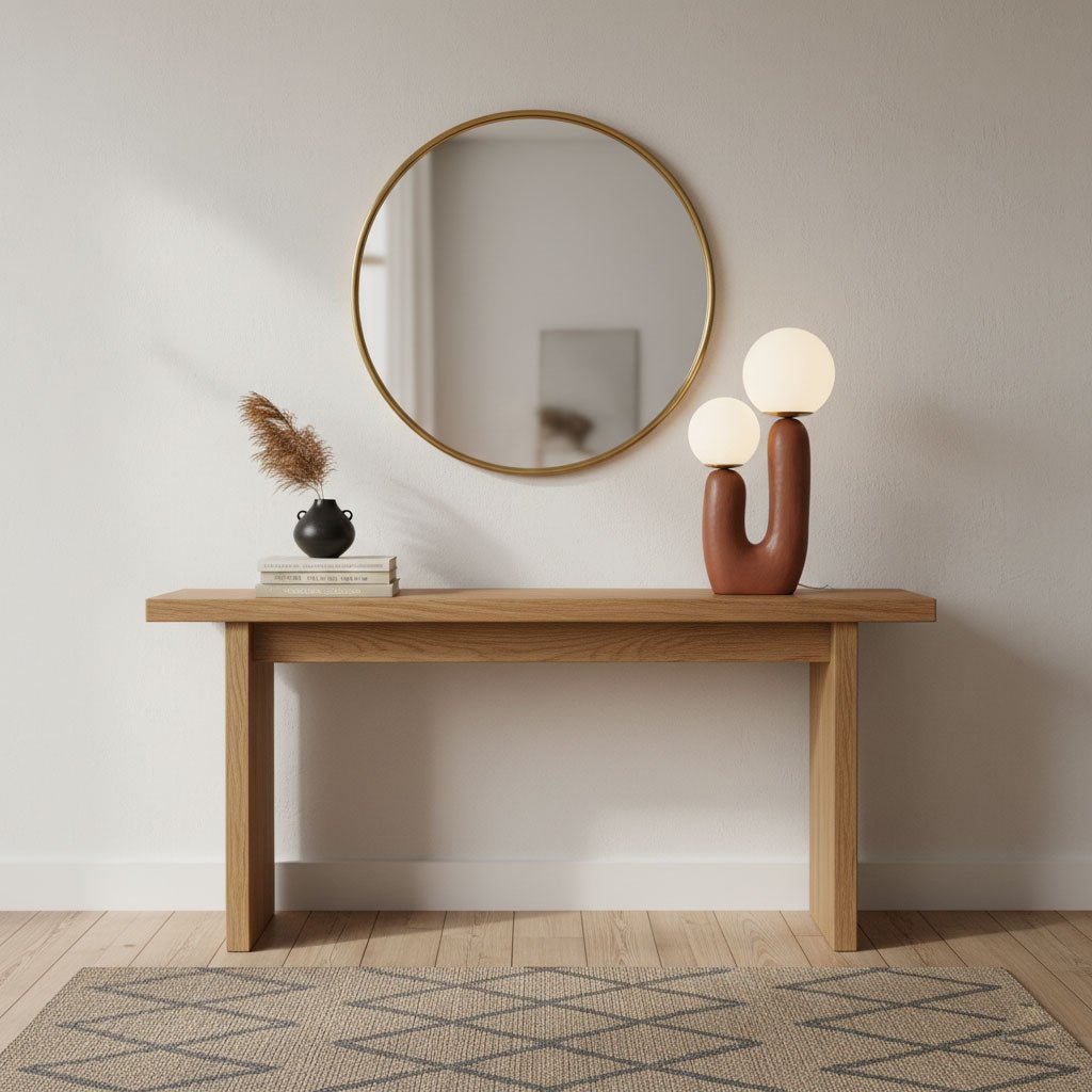Rough Textured Table Lamp-Lighting > Table Lamps-casanuva-casanuva