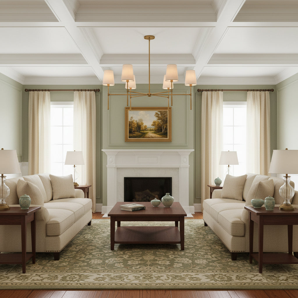 Round Chandelier Light Fixture-Lighting > Chandeliers & Pendant Lights-casanuva-casanuva