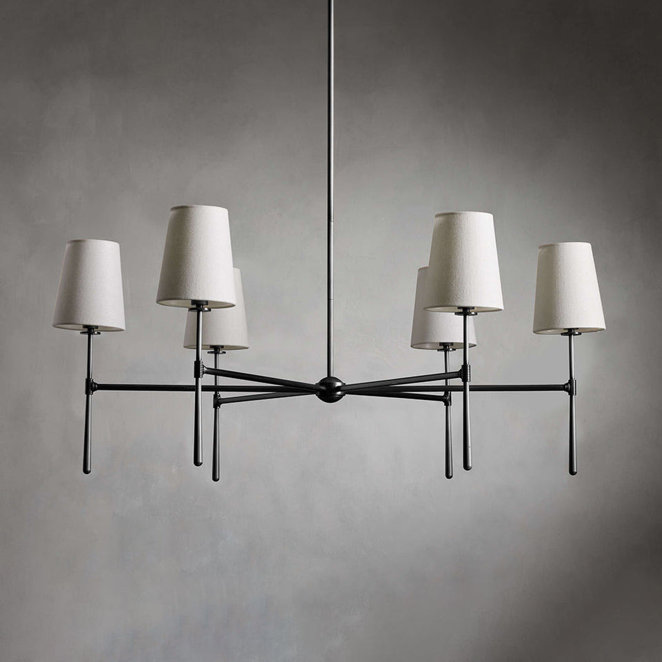 Round Chandelier Light Fixture-Lighting > Chandeliers & Pendant Lights-casanuva-casanuva