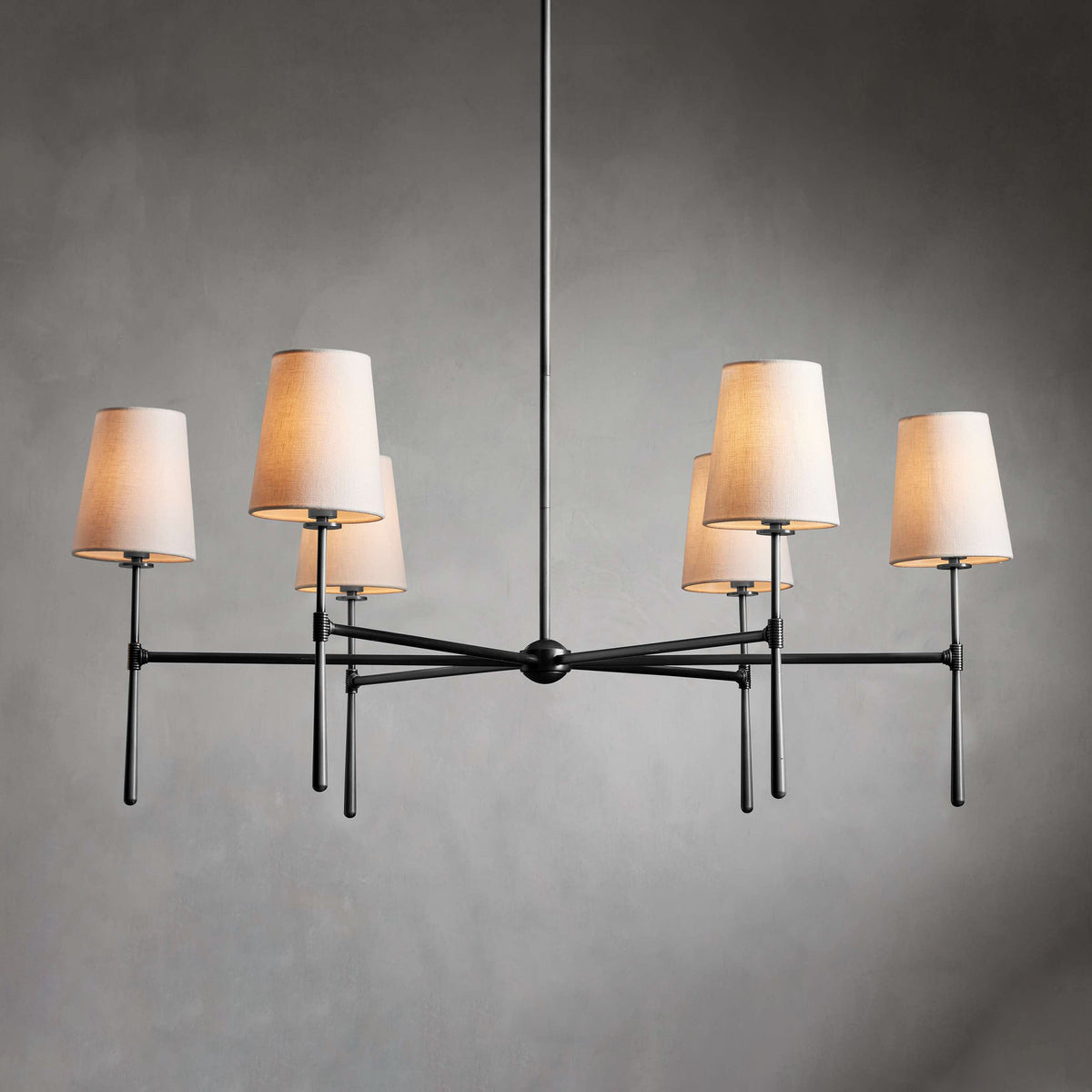 Round Chandelier Light Fixture-Lighting > Chandeliers & Pendant Lights-casanuva-casanuva