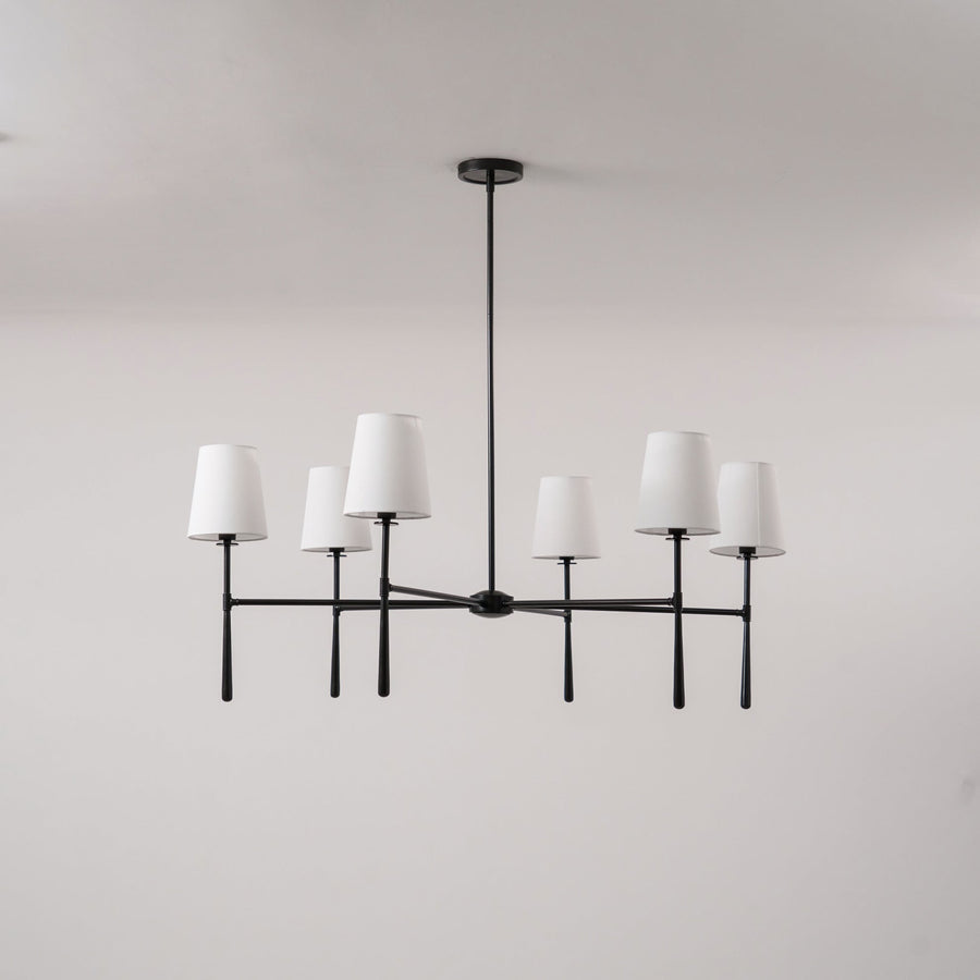Round Chandelier Light Fixture-Lighting > Chandeliers & Pendant Lights-casanuva-casanuva
