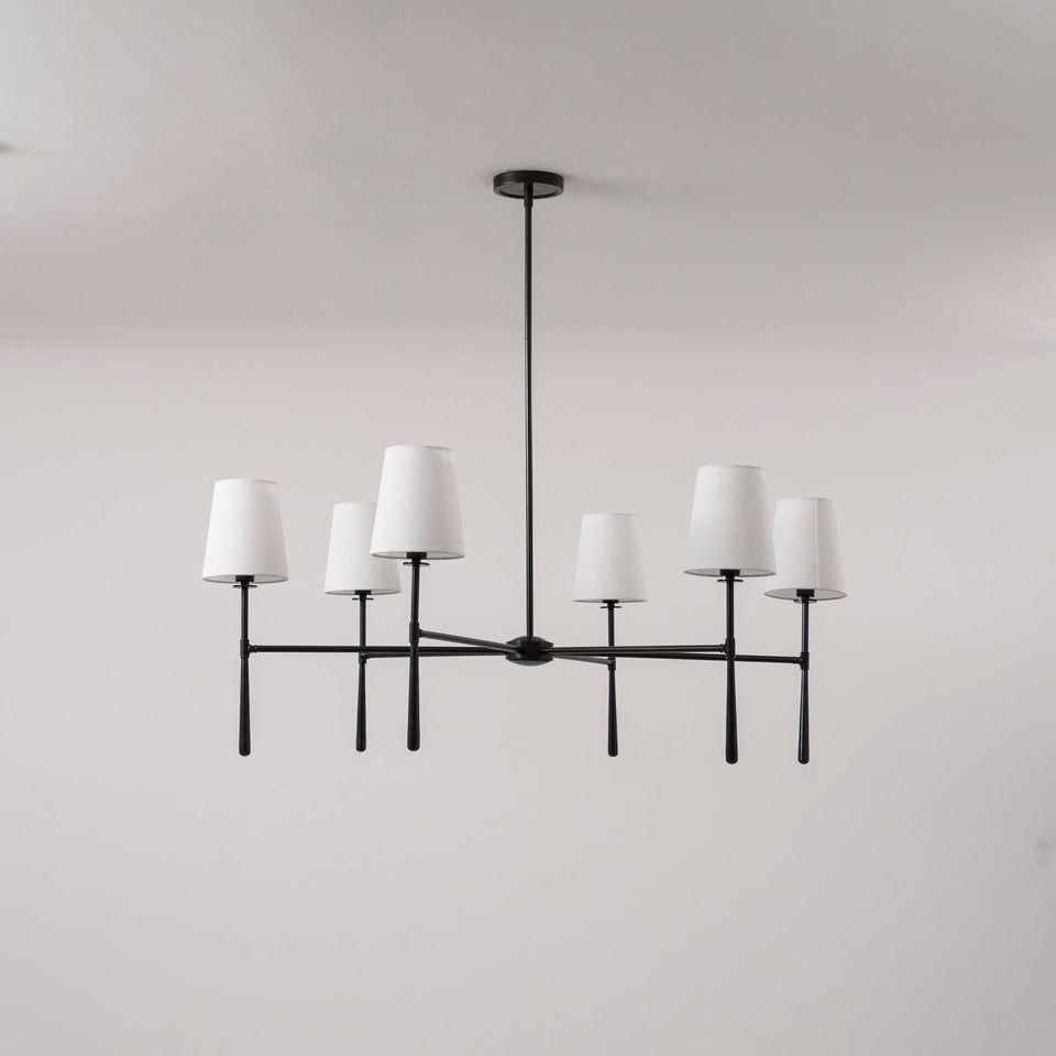 Round Chandelier Light Fixture-Lighting > Chandeliers & Pendant Lights-casanuva-casanuva
