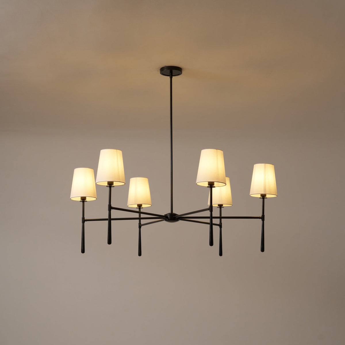 Round Chandelier Light Fixture-Lighting > Chandeliers & Pendant Lights-casanuva-casanuva