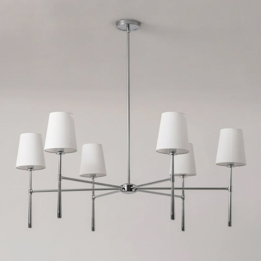 Round Chandelier Light Fixture-Lighting > Chandeliers & Pendant Lights-casanuva-casanuva