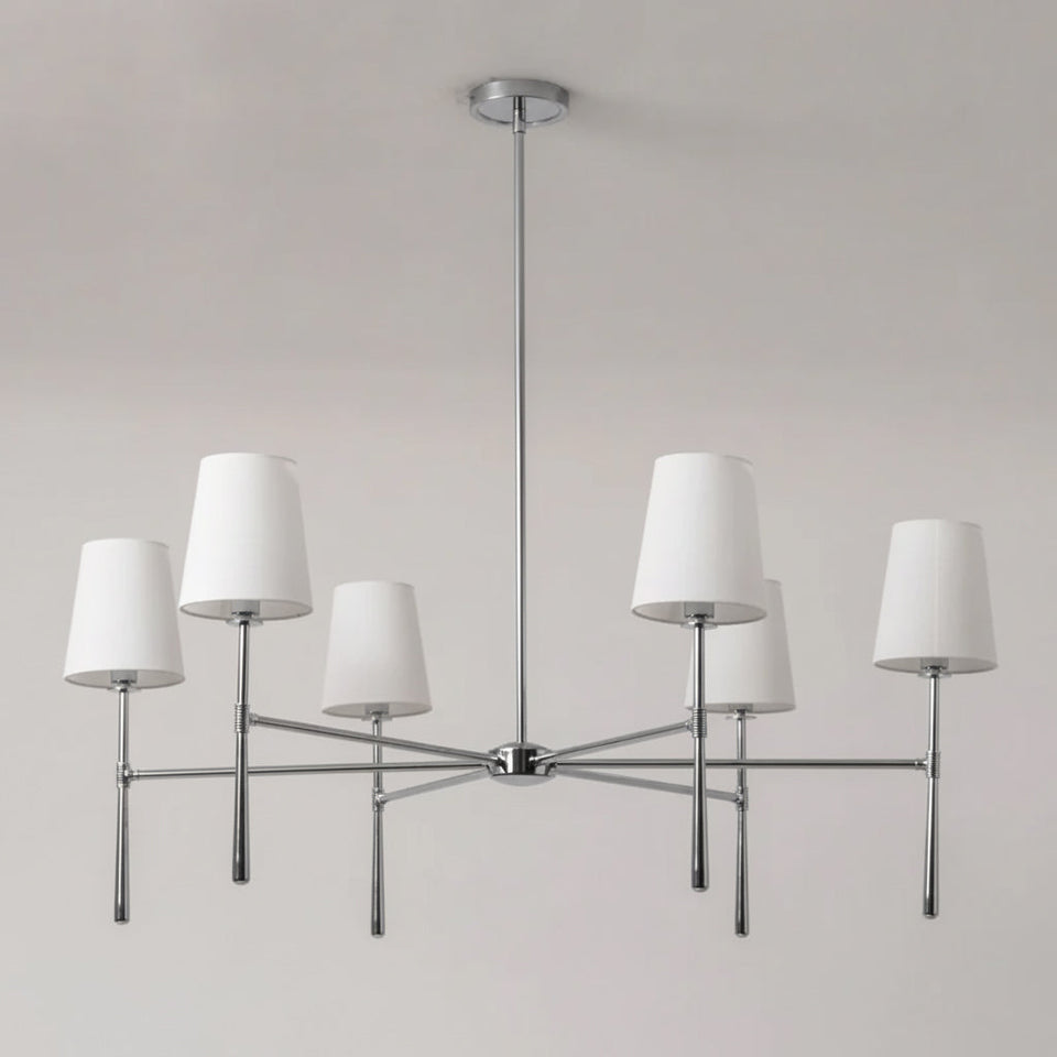 Round Chandelier Light Fixture-Lighting > Chandeliers & Pendant Lights-casanuva-casanuva