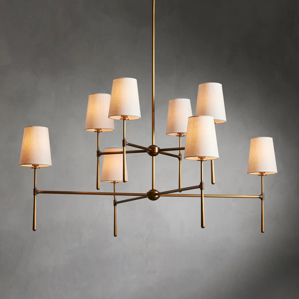 Round Chandelier Light Fixture-Lighting > Chandeliers & Pendant Lights-casanuva-casanuva